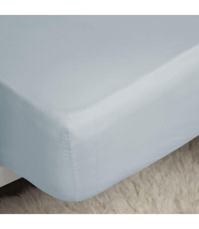 Belledorm Easycare Percale Fitted Sheet (Duck Egg Blue)