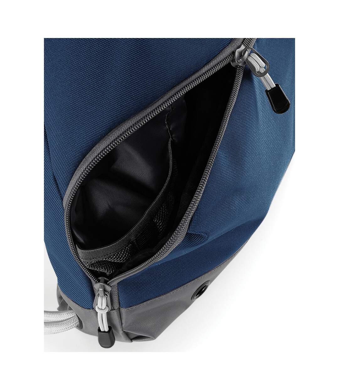Athleisure Sac De Gym Hydrofuge À Cordon Taille Unique Bleu Marine Bagbase-2