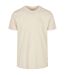 Build Your Brand Mens Basic Round Neck T-Shirt (Sand) - UTRW8520