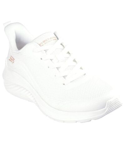 Womens/ladies bobs squad waves still wading trainers white Skechers