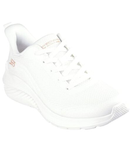 Womens/ladies bobs squad waves still wading trainers white Skechers