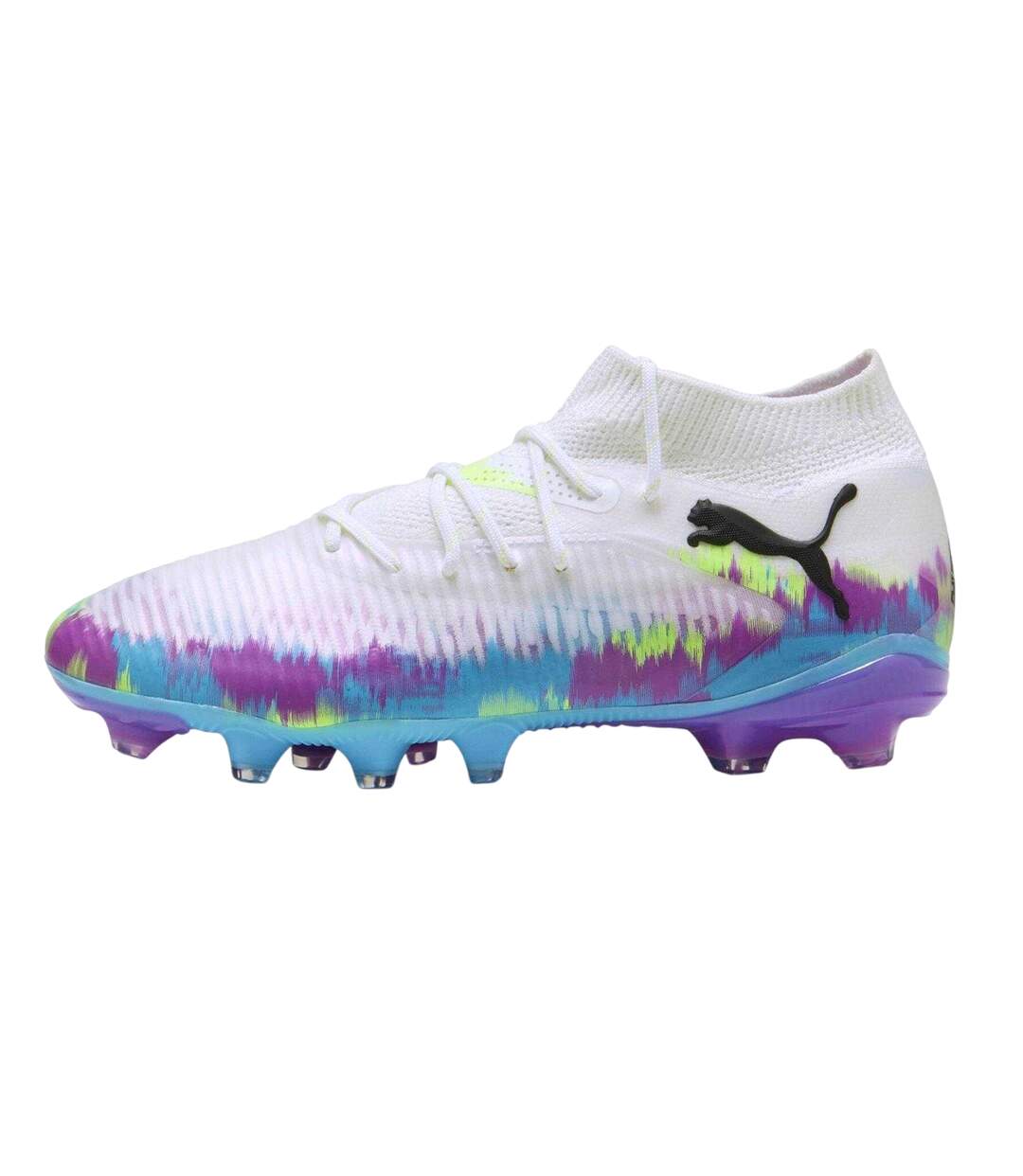 Womens/ladies Future 8 Match Synthetic Artificial Ground Football Boots White Green Black Puma-2