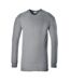 Portwest Mens Thermal Long-Sleeved T-Shirt (Gray)