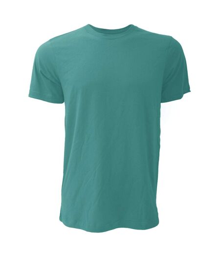 Canvas T-shirt Jersey Hommes Bleu Turquoise Bella + Canvas