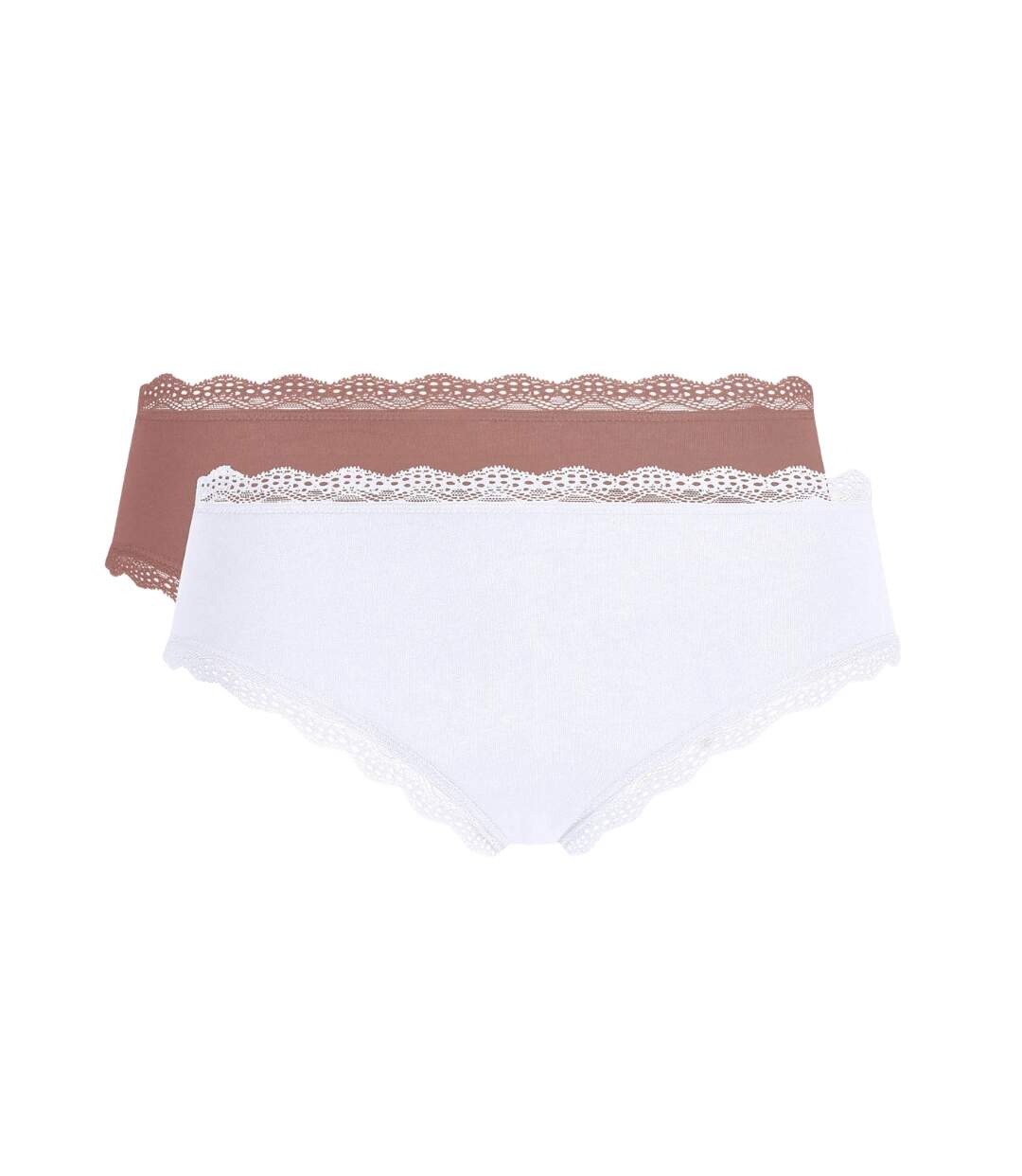 Lot de 2 shortys Daily Coton Dentelle-5