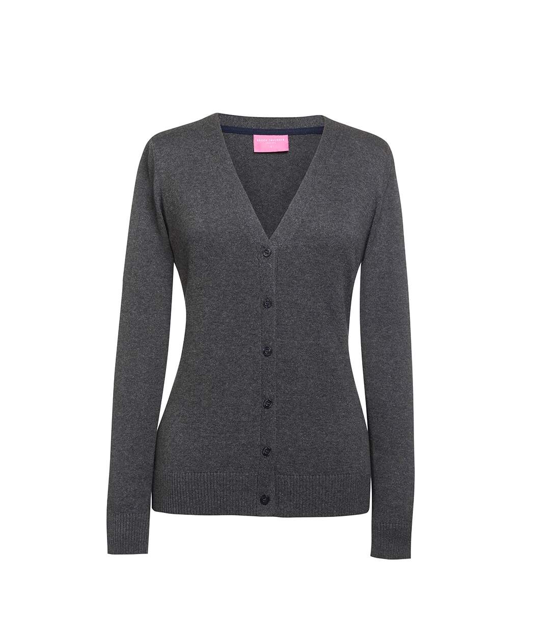 Cardigan augusta femme anthracite Brook Taverner-1