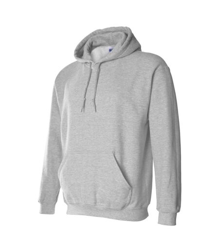 Sweat à capuche adulte gris chiné Gildan