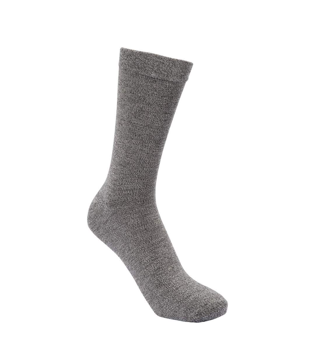 Chaussettes Cinque Adulte Noir Gris Bleu Marine Trespass-3