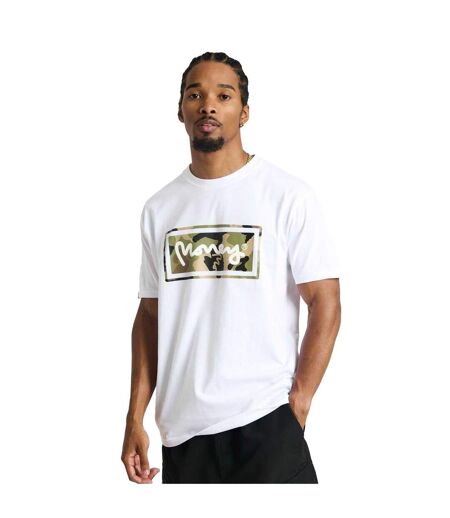 Pack Of 3  Mens Camo Box T-shirt  Black White Grey Melange Money