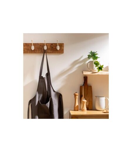 Tablier de Cuisine Coton 80cm Gris Foncé