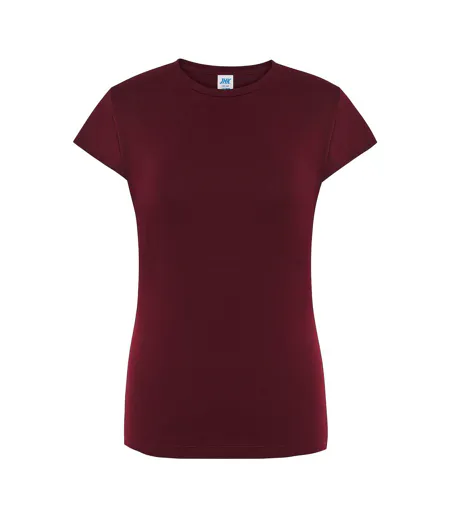 T-shirt Comfort Femme Bordeaux JHK