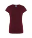 T-shirt Comfort Femme Bordeaux JHK-1