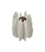 Vase Design en Résine Ester 40cm Blanc-2