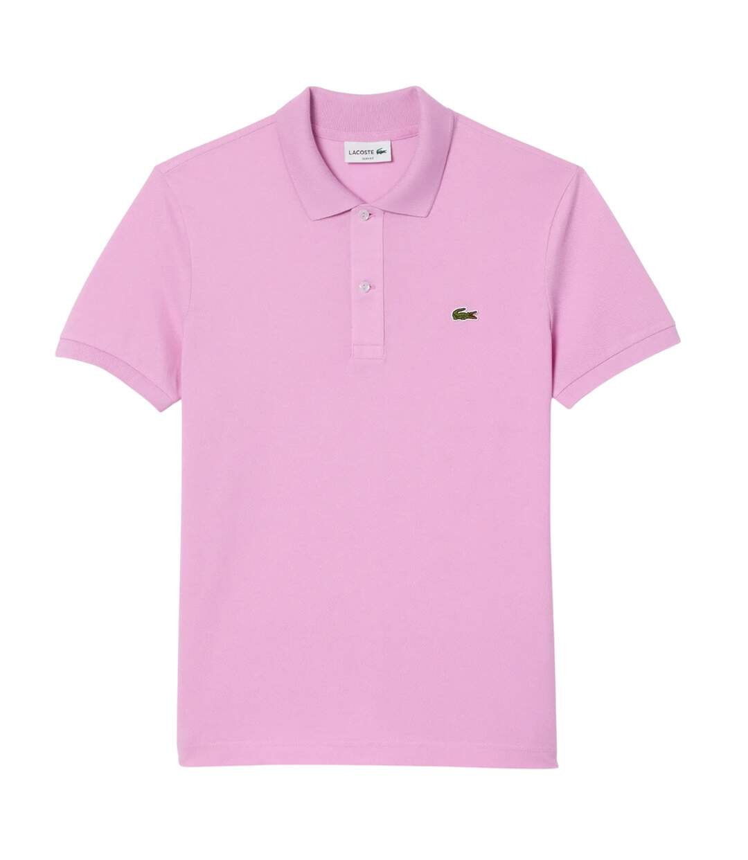 Mens L.12.12 Pique Slim Polo Shirt Pink Lacoste-2
