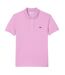 Mens L.12.12 Pique Slim Polo Shirt Pink Lacoste-2