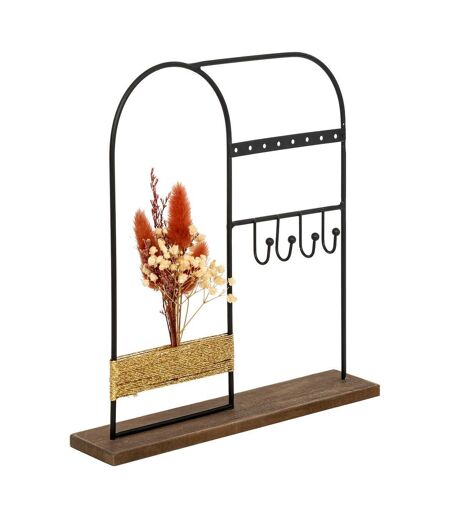 Porte-Bijoux en Métal Automne 26cm Noir