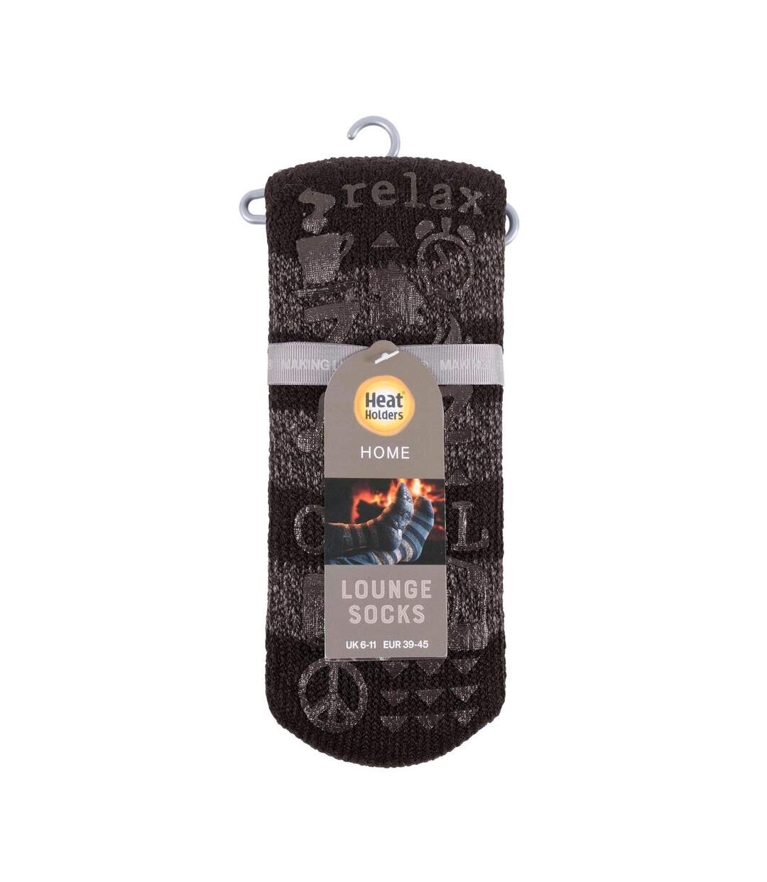 Chaussettes de Lit Homme Thermiques Antidérapantes-4