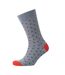 Money Mens Dotted Socks (Pack of 3) (Light Grey/Night Sky) - UTBG284