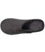 Isotoner Chaussons Mules homme velours semelle ergonomique soutien voûte plantaire-3