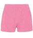 Short écoresponsable en éponge - Femme - PAT728 - rose candy-1