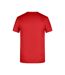T-shirt Basic Homme Rouge James And Nicholson-2