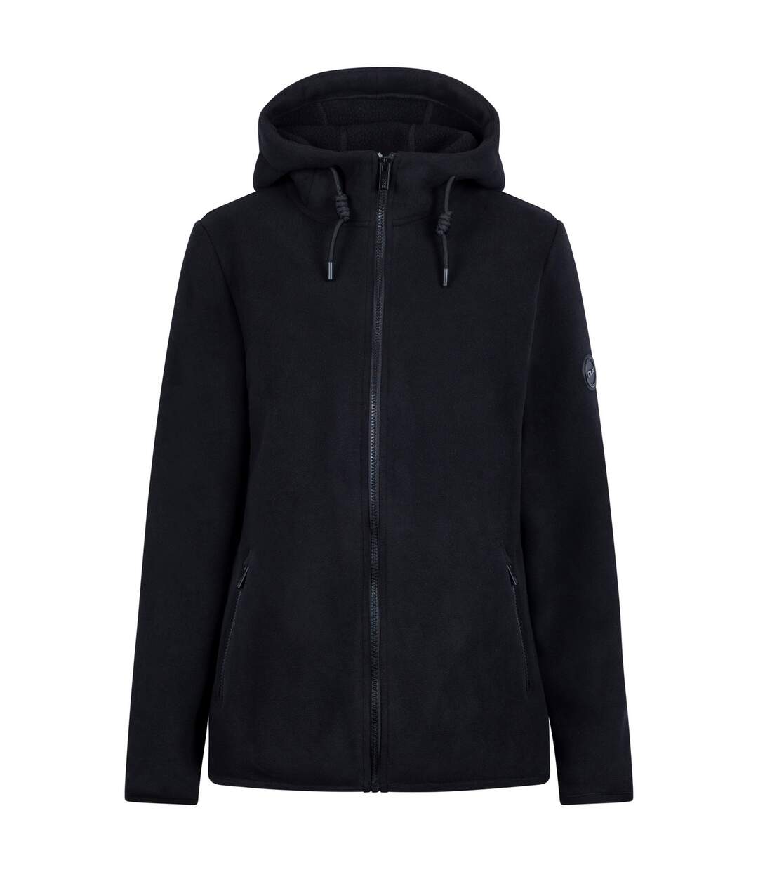 Womens/ladies Leila Dlx Fleece Jacket Black Trespass-1