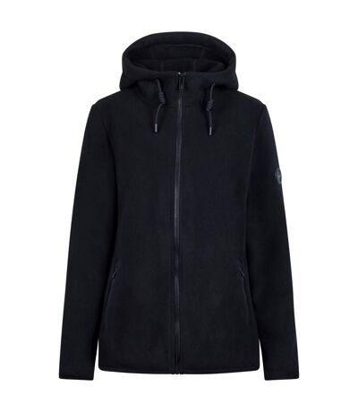 Womens/ladies Leila Dlx Fleece Jacket Black Trespass