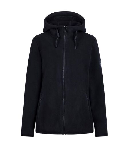 Womens/ladies Leila Dlx Fleece Jacket Black Trespass