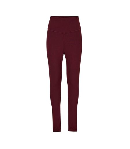 Womens/ladies Train Tight Leggings Aubergine Puma