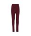 Womens/ladies Train Tight Leggings Aubergine Puma-3