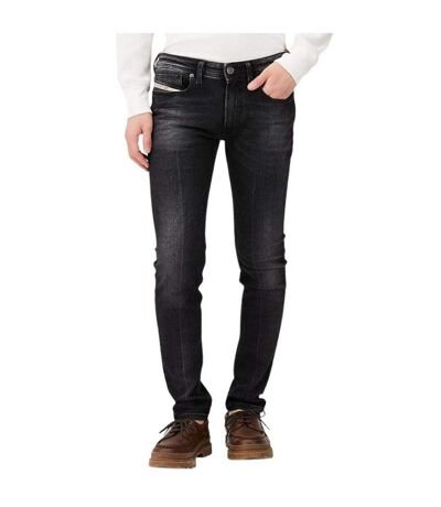 Jean Motif Délavé Sleenker Homme Noir Diesel