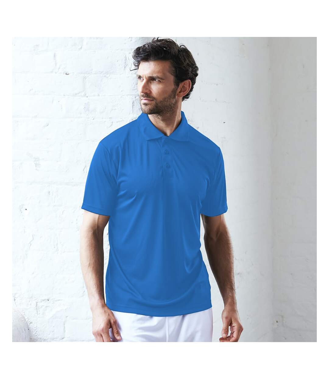 Just cool polo homme bleu roi AWDis