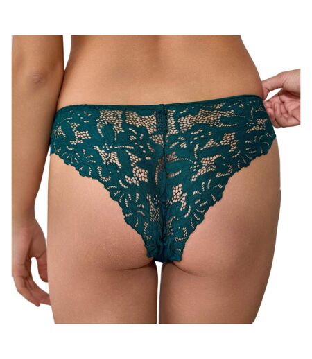 Tanga vert foncé femme les petites bombes emilie - l
