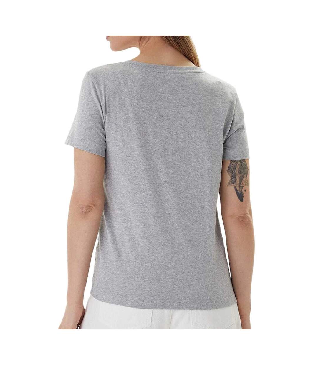 T-Shirt gris femme calvin klein jeans archive lv047b205g-2