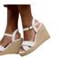 Espadrilles lima femme blanc Where´s That From