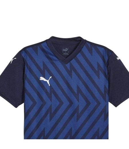 Mens Teamglory Jersey T-shirt Navy White Puma