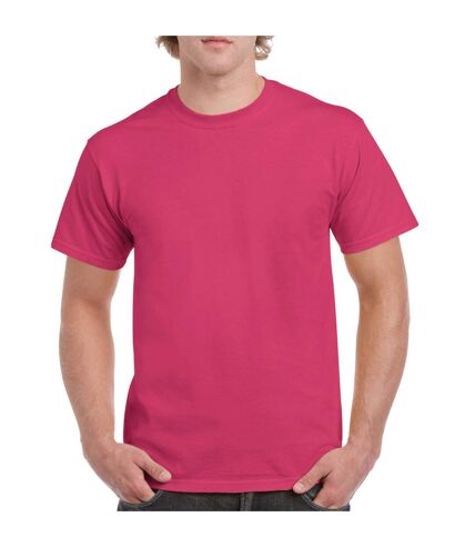 Gildan Mens Heavy Cotton Short Sleeve T-Shirt (Pack of 5) (Heliconia) - UTBC4807