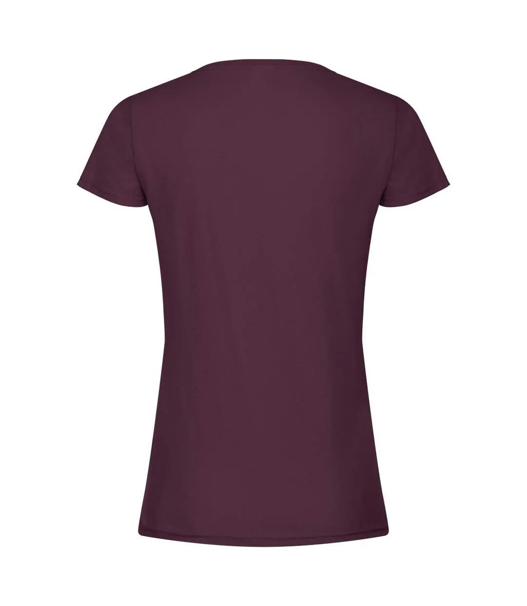 T-shirt Femme Bordeaux Fruit Of The Loom-2