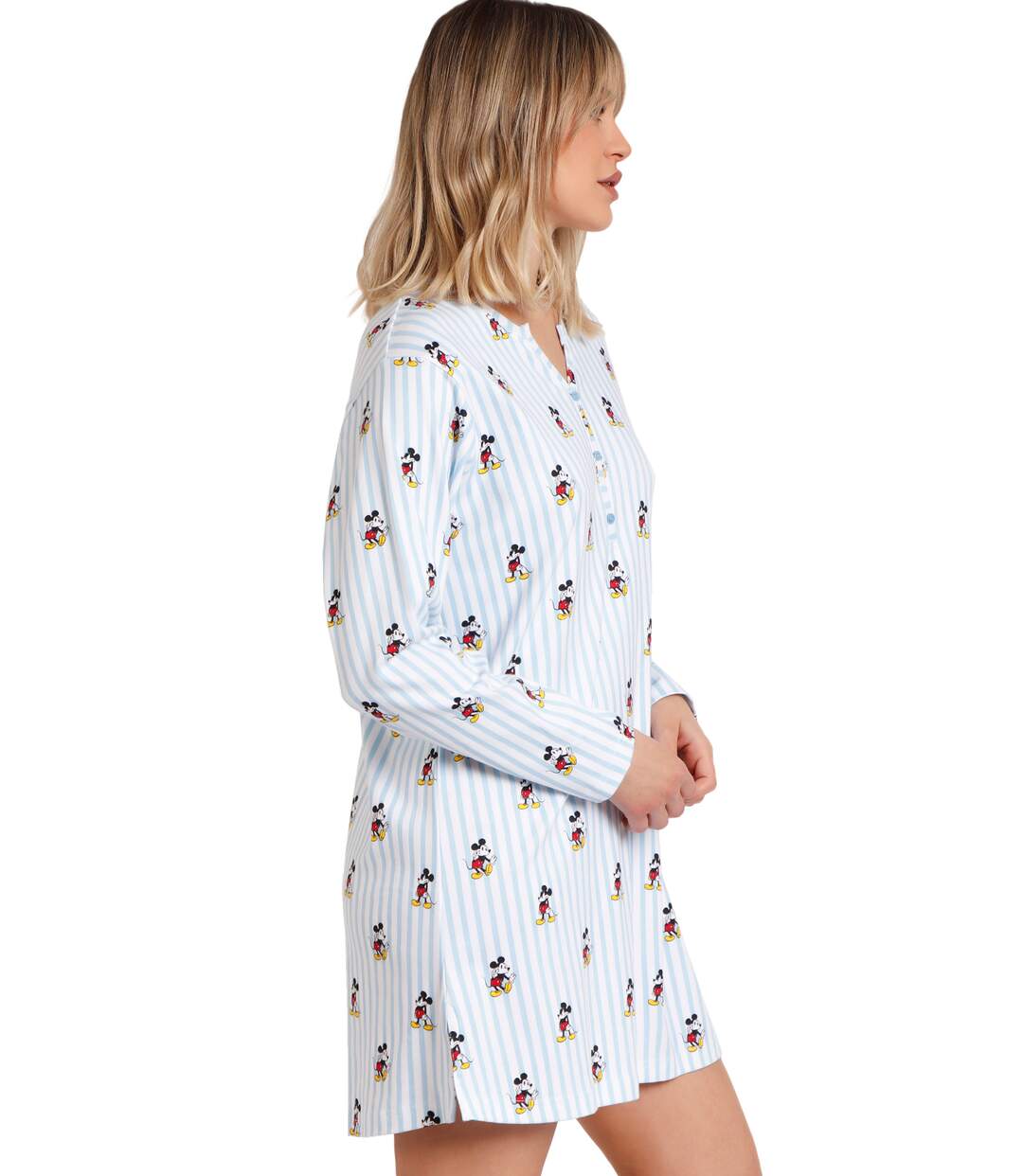 Chemise de nuit manches longues Mickey New Yord Disney Admas-2