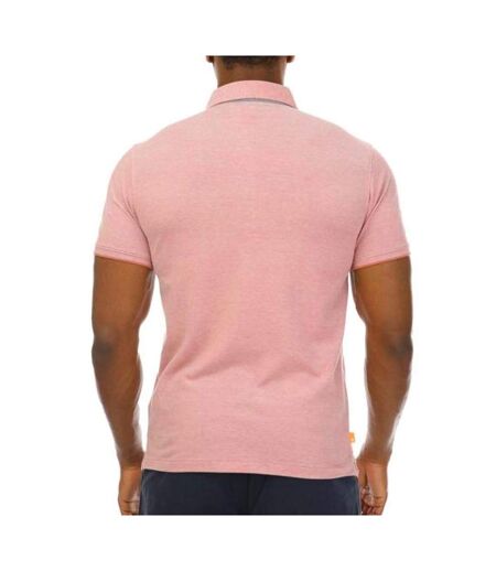 Polo rose clair homme timberland oxford - s