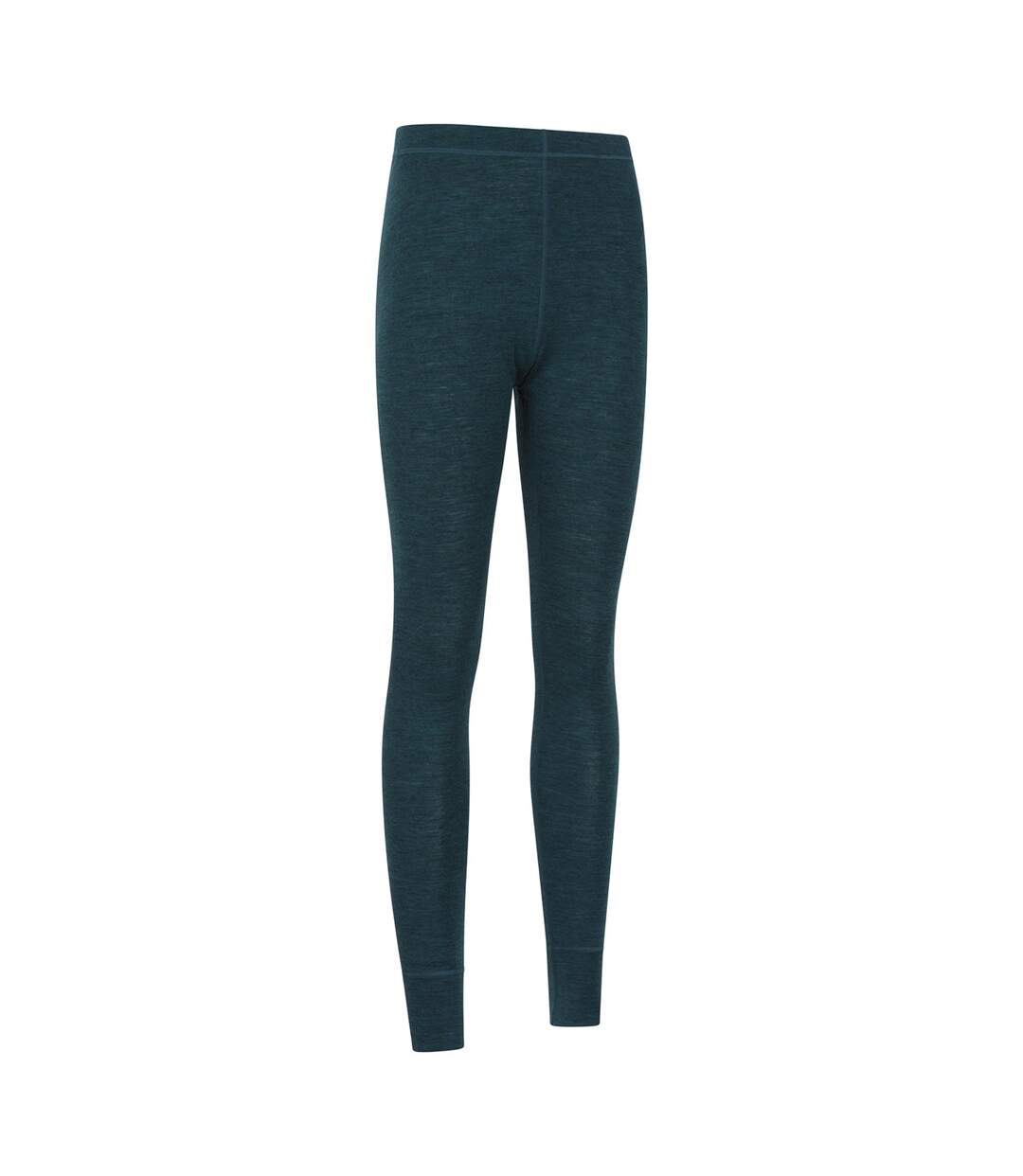 Bas Thermique Texturé À Taille Élastiquée Merino Femme Bleu Sarcelle Mountain Warehouse-3