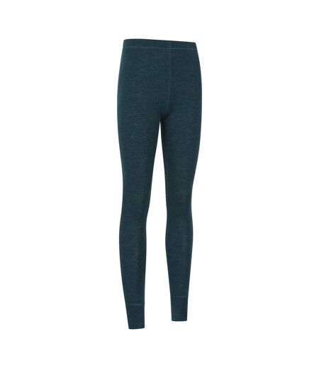 Bas Thermique Texturé À Taille Élastiquée Merino Femme Bleu Sarcelle Mountain Warehouse