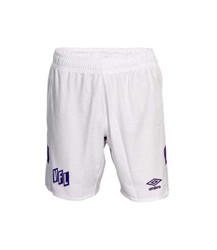 Umbro Mens 22/23 VFL Osnabruck Home Shorts (White/Purple) - UTUO1287