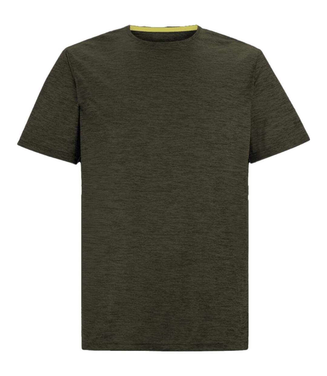 Mens Fingal Edition Marl T-shirt Dark Khaki Regatta-1