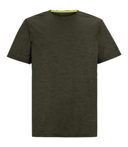 Mens Fingal Edition Marl T-shirt Dark Khaki Regatta