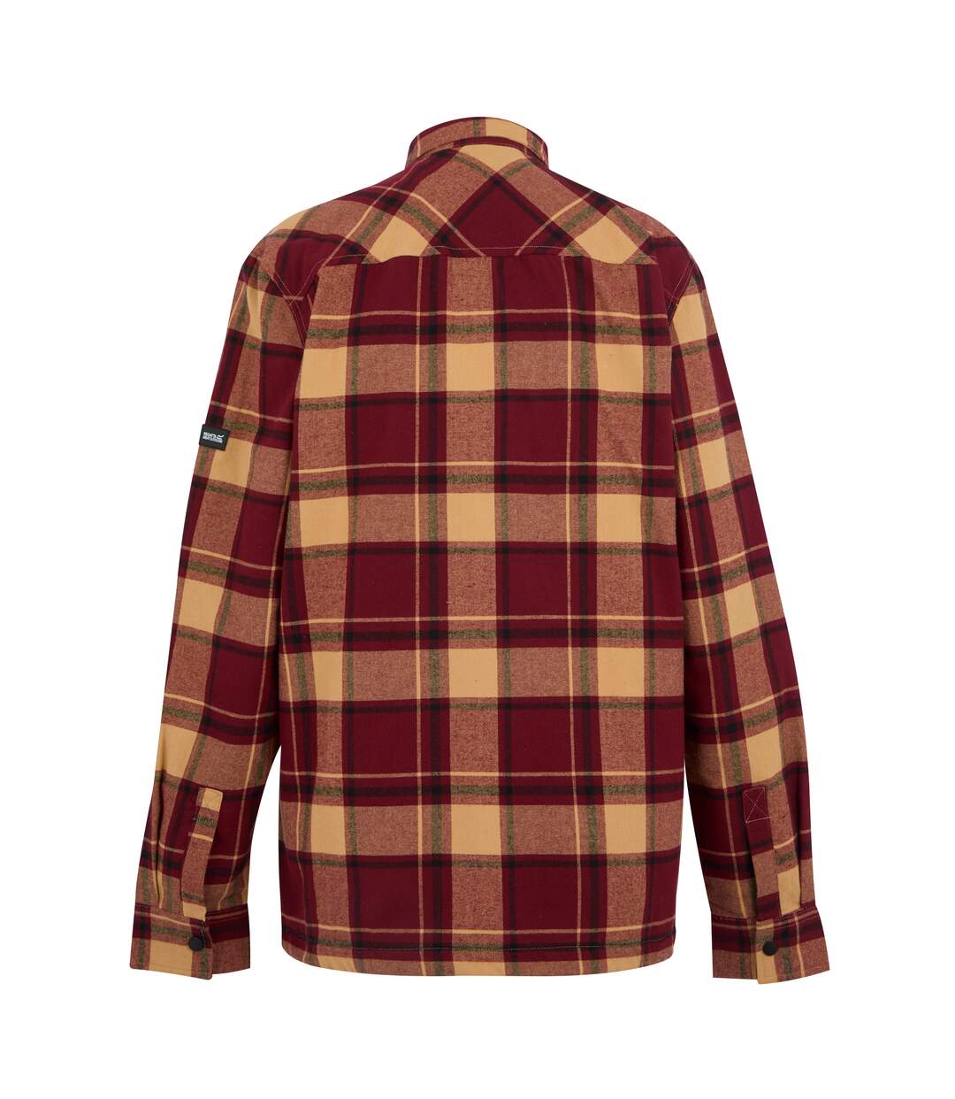 Veste Chemise Motif/style À Carreaux Spennith Homme Pourpre Foncé Vanille Clair Regatta-3