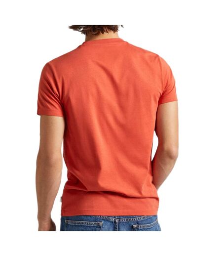 T-shirt Orange Homme Pepe jeans  Count