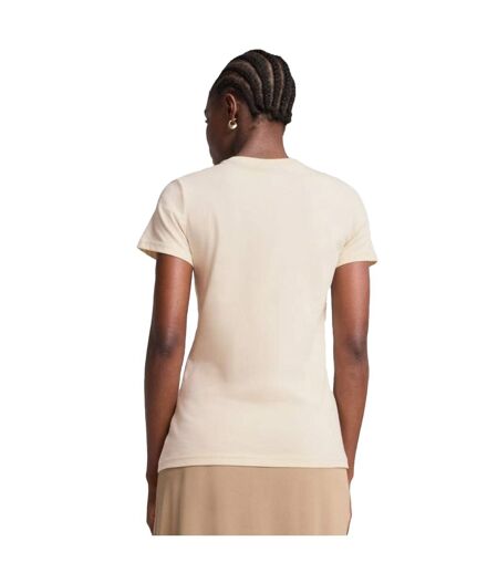 T-shirt Style Logo Ess No.1 Femme Beige Puma