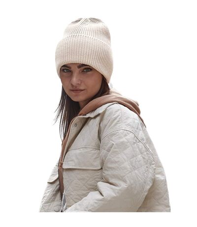 Cuffed Recycled Oversized Beanie Oatmeal Beechfield