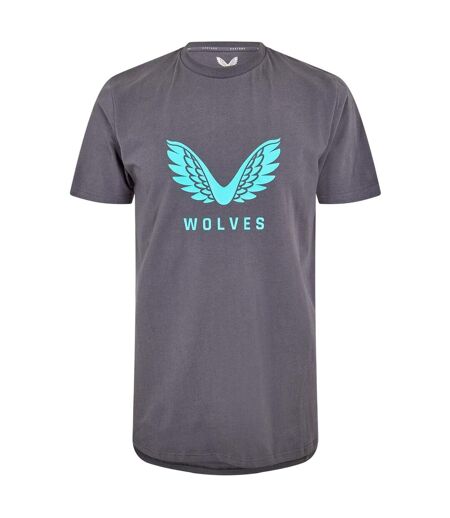 T-shirt Motif/style Loups Homme Gris Foncé Castore
